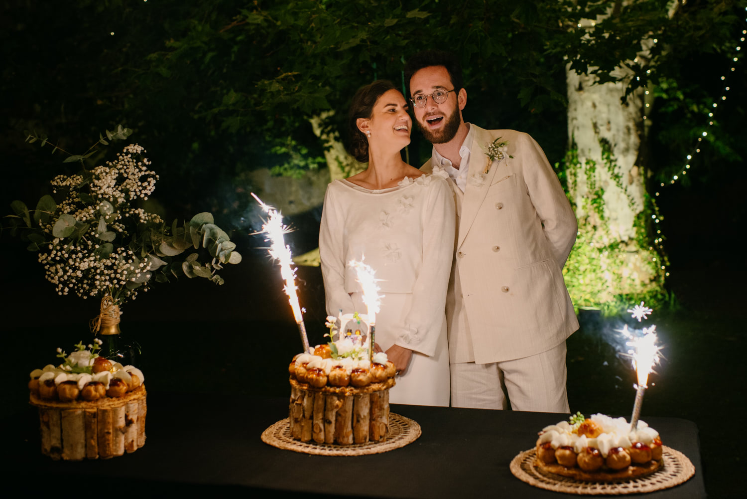 Le saint honoré a tomber par terre par traiteur Guiol lors d'un mariage a la Fabrique Saint Rémy de Provence